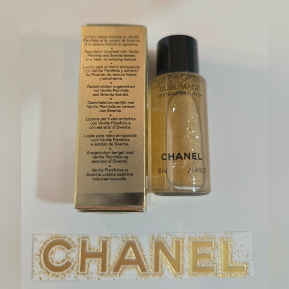 2xCHANEL SUBLIMAGE L'EXTRAIT DE LOTION each 10ml/0.34oz Lotion Visage New - Picture 4 of 8